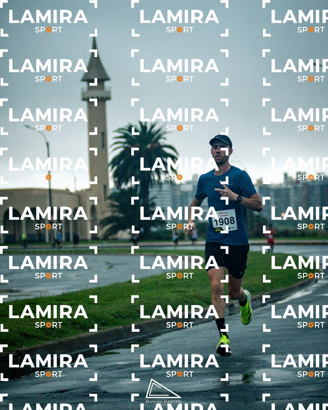 Corre Montevideo - Dorsal 1908