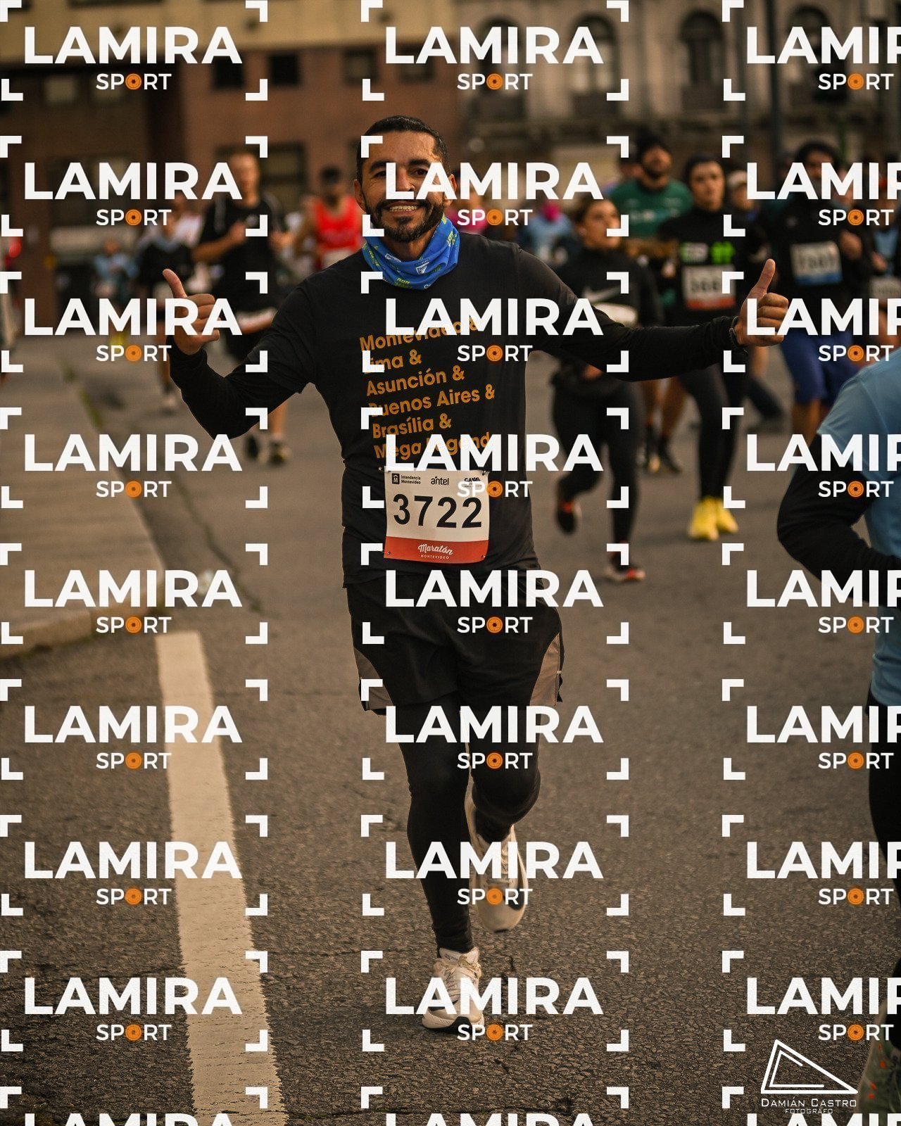 Maraton de Montevideo - Dorsal 3722