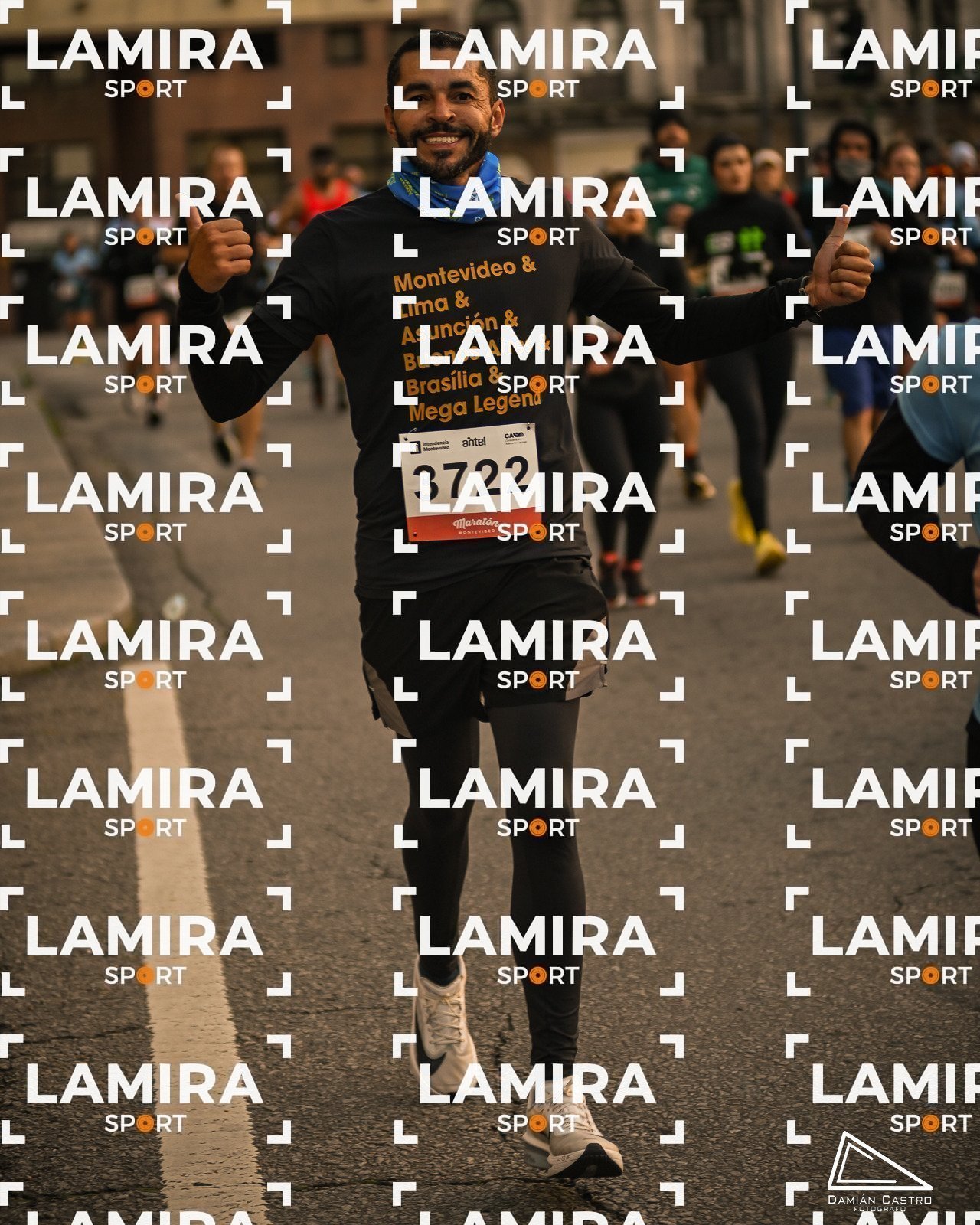 Maraton de Montevideo - Dorsal 3722