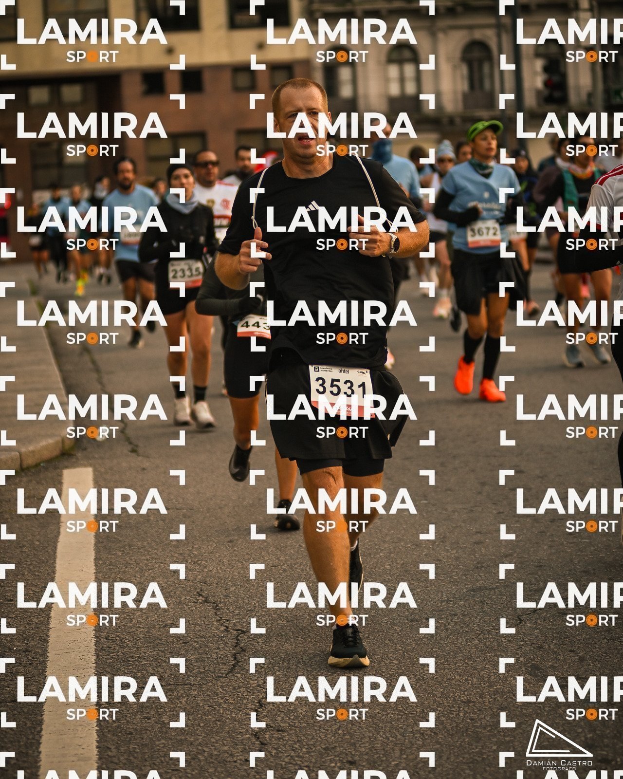 Maraton de Montevideo - Dorsal 3672