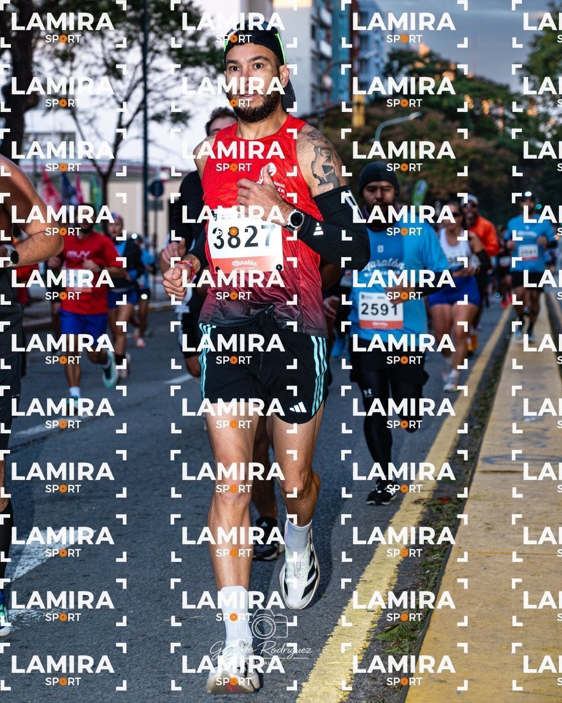 Maratón de Montevideo - Dorsal 3827