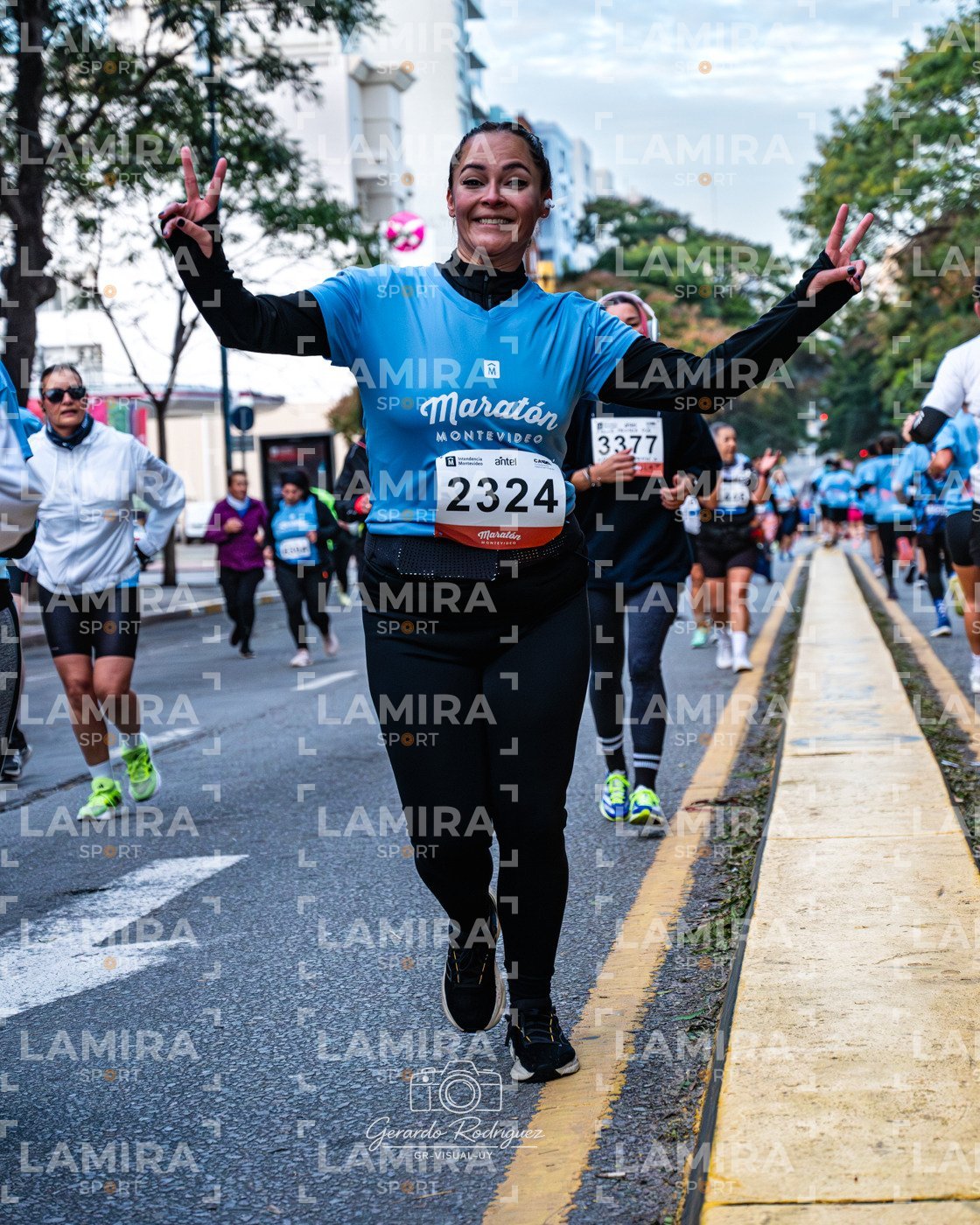 Maratón de Montevideo - Dorsal 3377